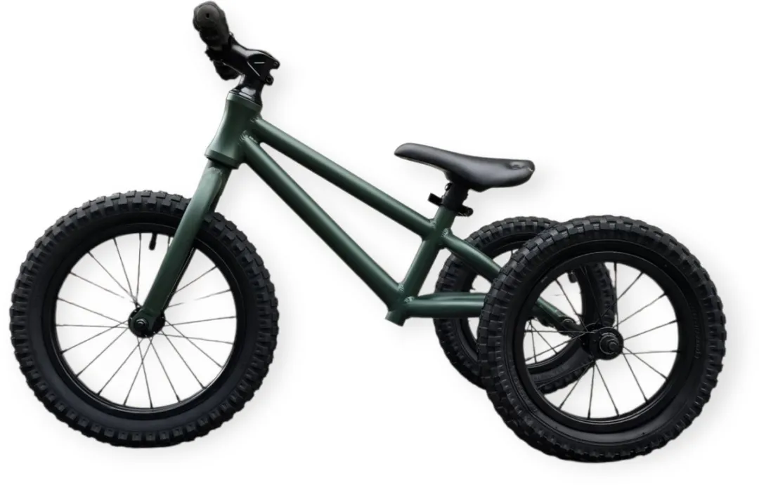 Jobber Trikebike Loopfiets 14" 3-in-1 - 4 Wielen - Trike Zwart - afbeelding 6 van 6