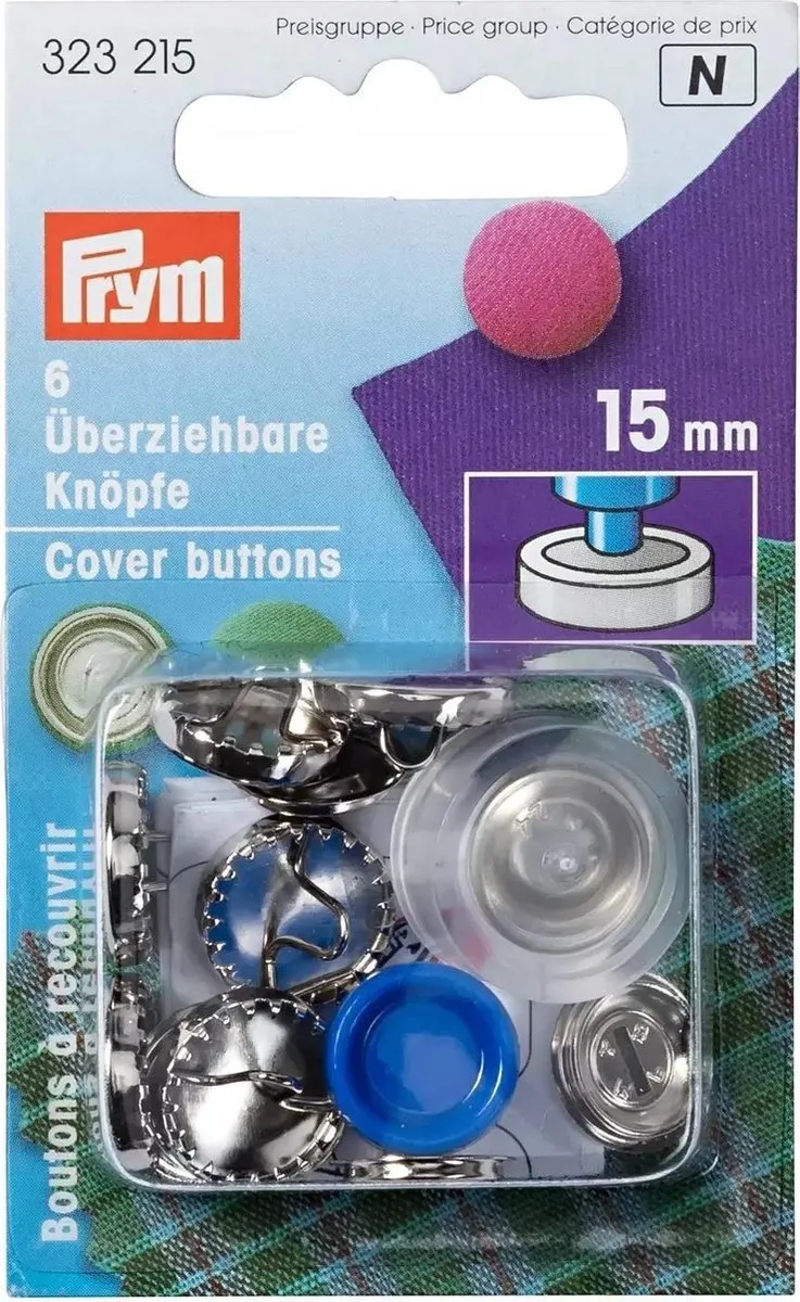 Prym Stofknopen 23mm - 4 Stuks - Gouddor