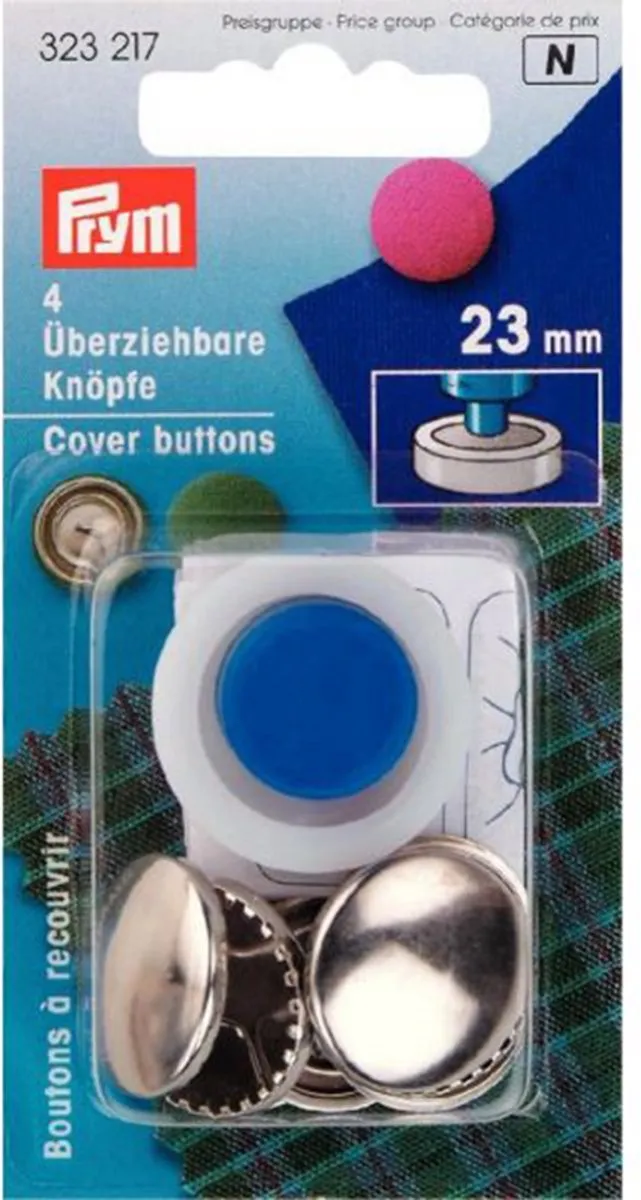 Prym Stofknopen 23mm - 4 Stuks - Gouddor