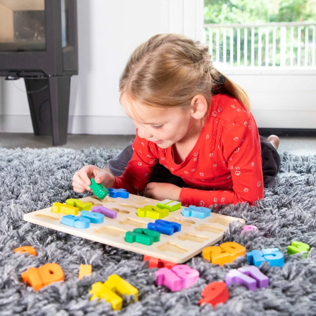 New Classic Toys Houten Cijfers & Rekentekens Puzzel 0-20 - 24 Stuks - afbeelding 6 van 6