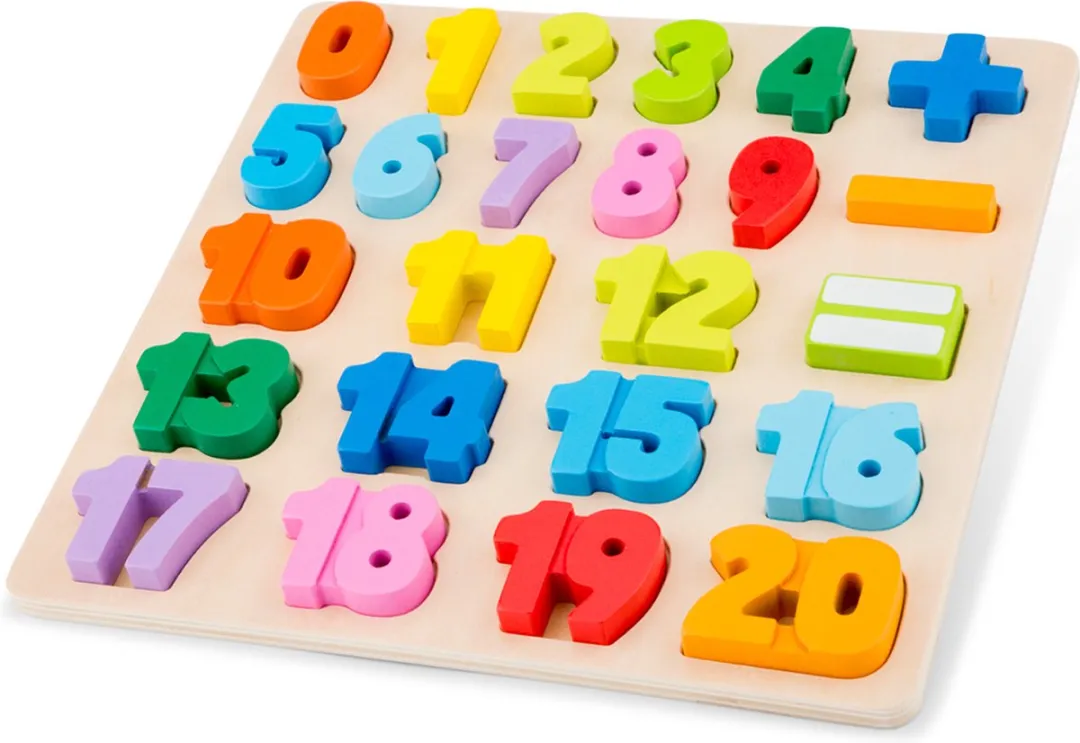 New Classic Toys Houten Cijfers & Rekentekens Puzzel 0-20