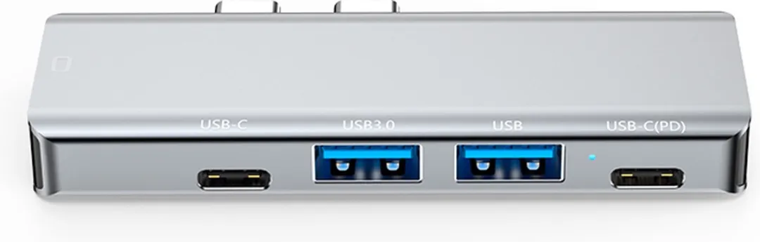 NÖRDIC DOCK-175 USB-C Dockingstation 100W PD - Grijs