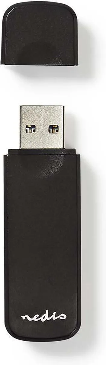 Nedis CRDRU3100 Kaartlezer - USB 3.2 Gen1 - Zwart - afbeelding 6 van 6