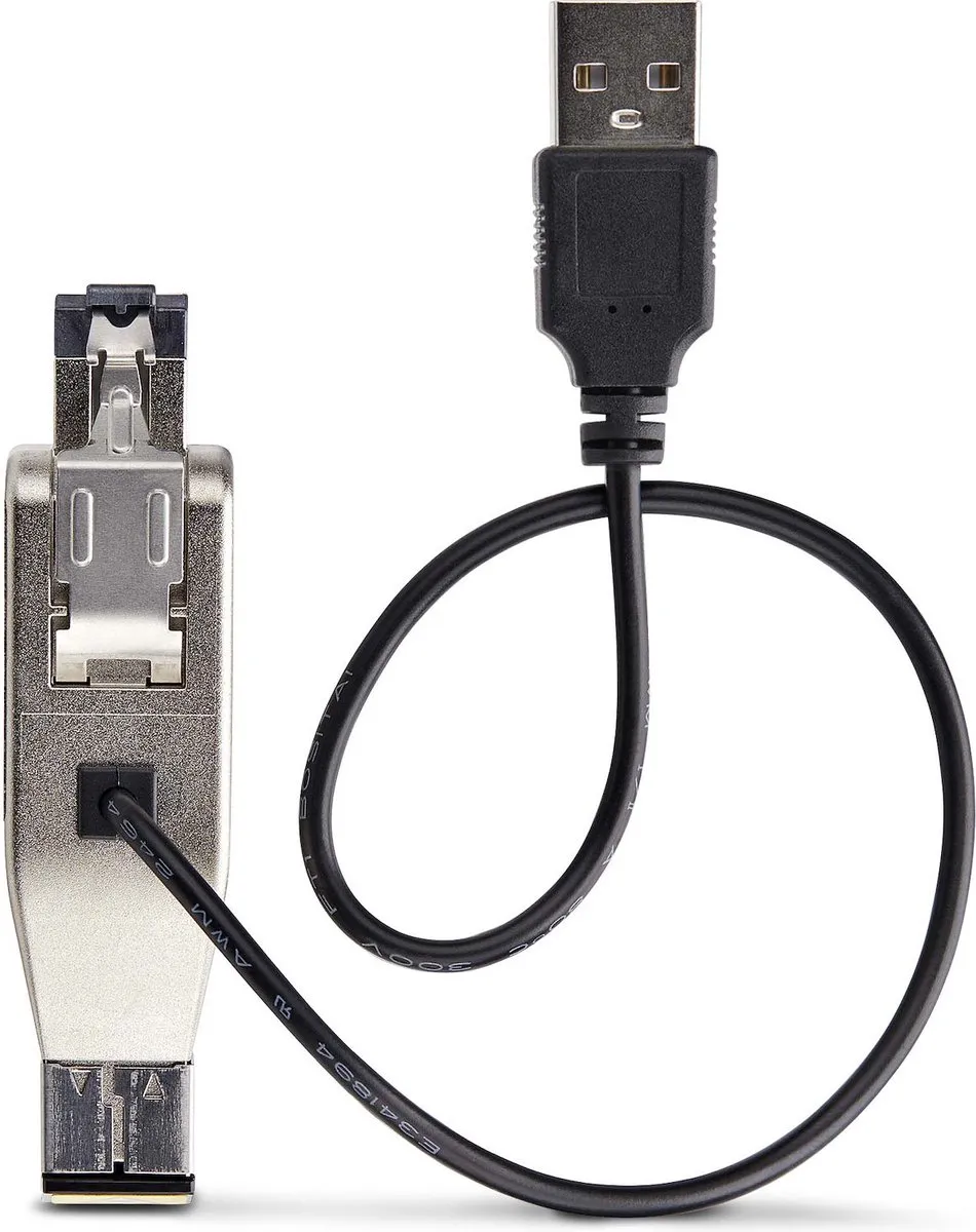 Startech D01ML55U-FIBER-MEDIA Glasvezel naar RJ45 Media Converter - USB - 10km/800m - Zwart