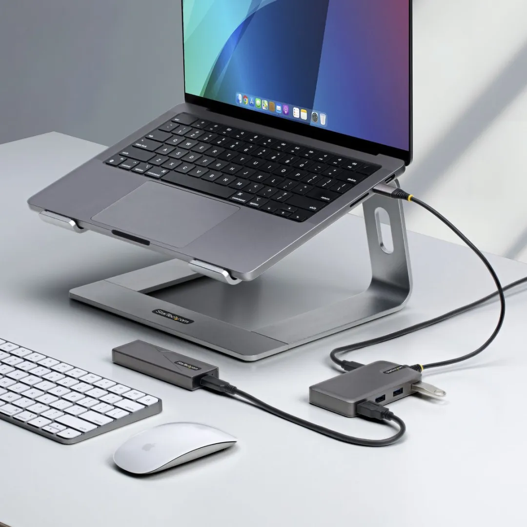 Startech 5G4AC-USB-C-HUB USB-C Hub 4x USB-A - 5Gbps Grijs - afbeelding 4 van 4