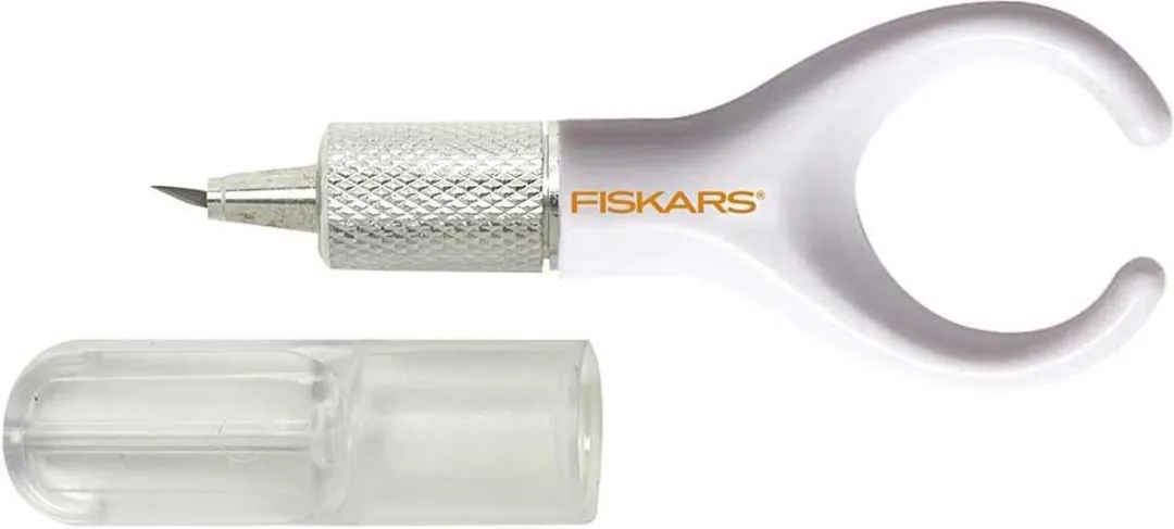 Fiskars Fingertip Draaimes - Wit - 27,8 x 7 x 2,4cm