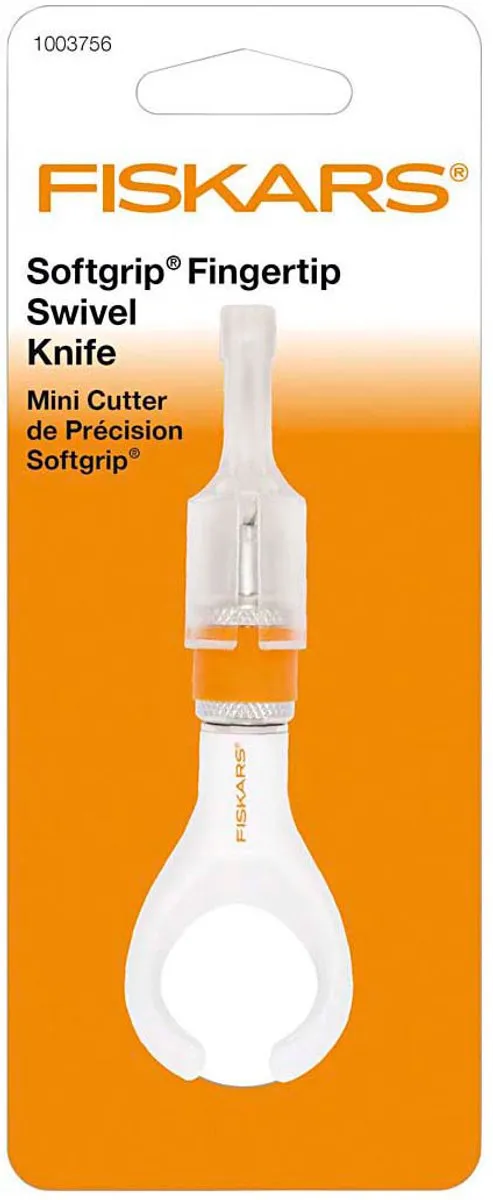 Fiskars Fingertip Draaimes - Wit - 27,8 x 7 x 2,4cm