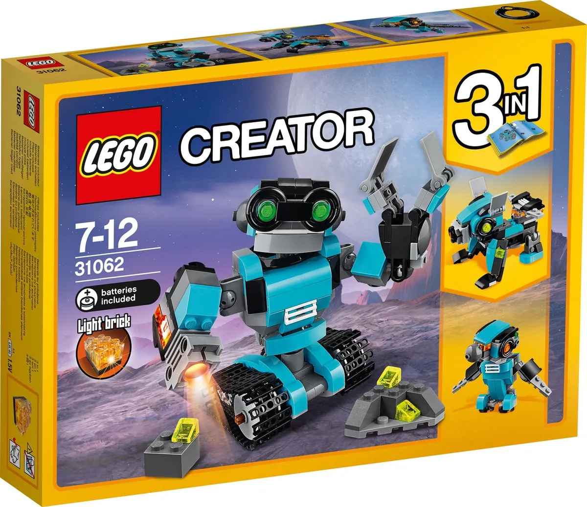 LEGO Creator Robotverkenner 31062