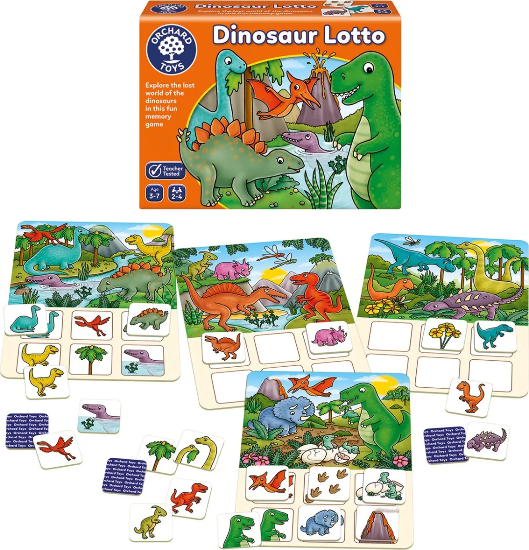 Orchard Toys Dinosaur Lotto - Dino Geheugenspel - 24 Kaarten - afbeelding 6 van 6