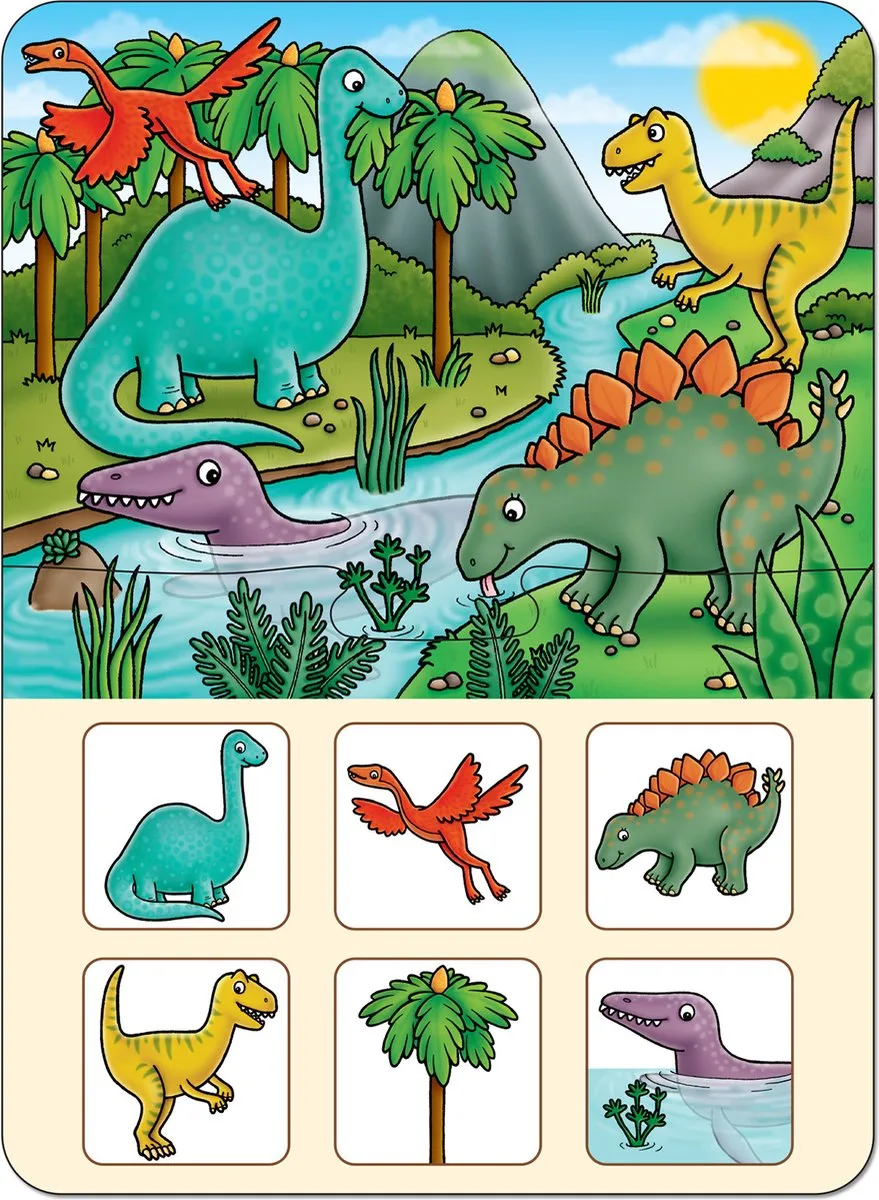 Orchard Toys Dinosaur Lotto - Dino Geheugenspel - 24 Kaarten