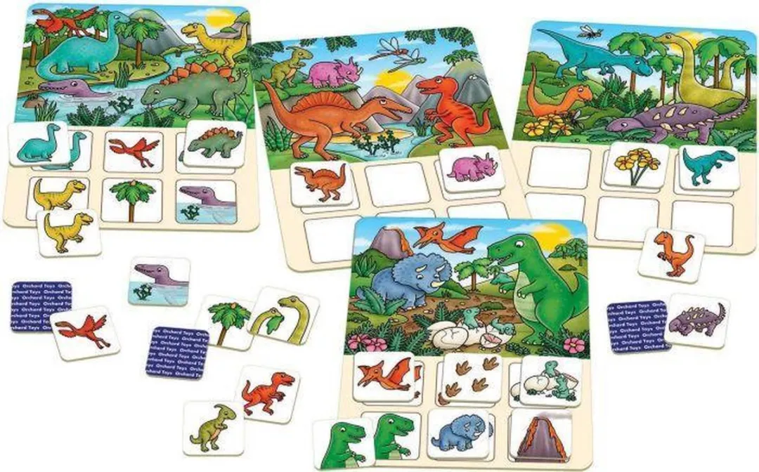 Orchard Toys Dinosaur Lotto - Dino Geheugenspel - 24 Kaarten