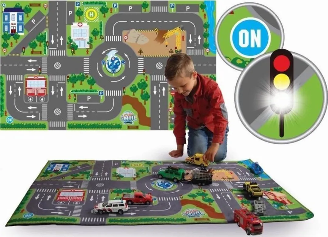 Kids Globe Speelkleed Verkeer met LED Verkeerslichten - MPN 570271