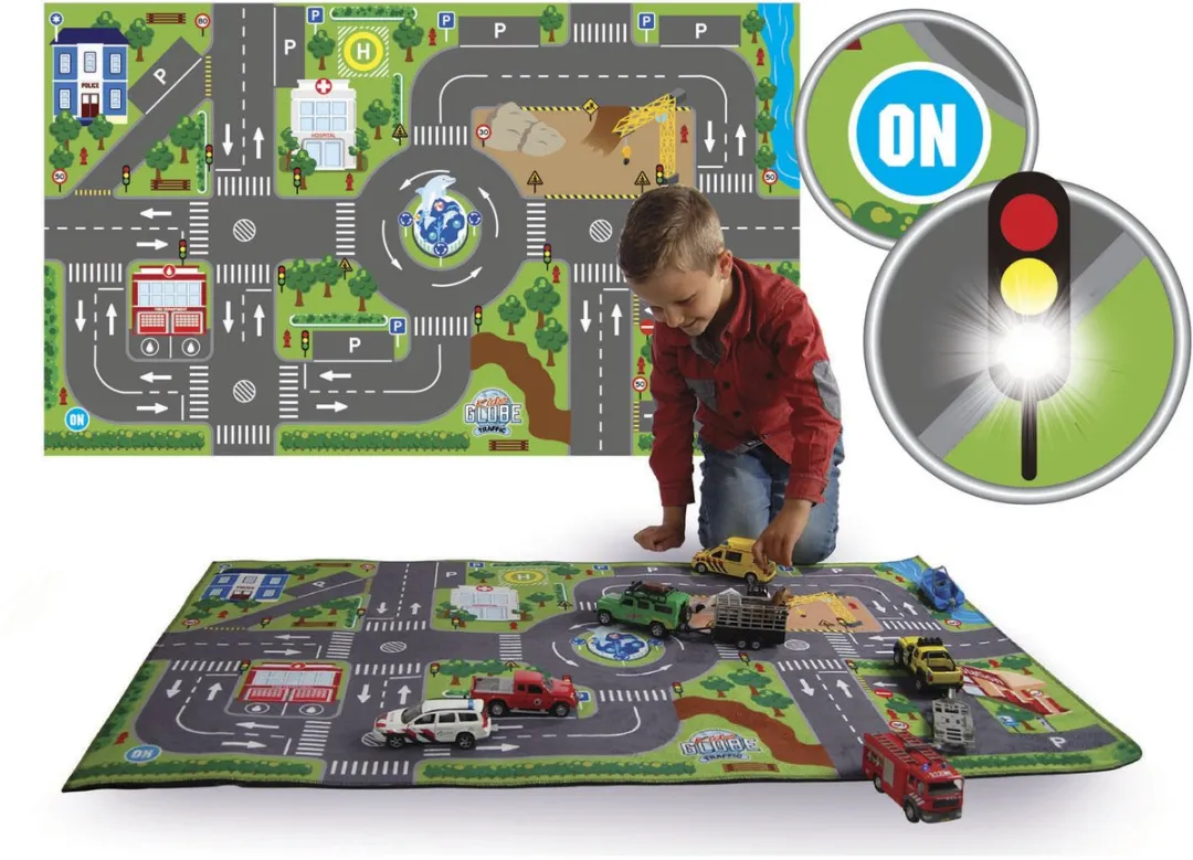 Kids Globe Speelkleed Verkeer met LED Verkeerslichten - MPN 570271