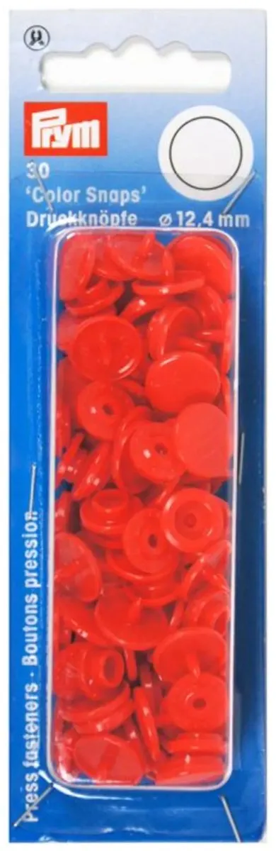 Prym Drukknoop ColorSnaps 12,4mm Lichtroze - 30 Stuks