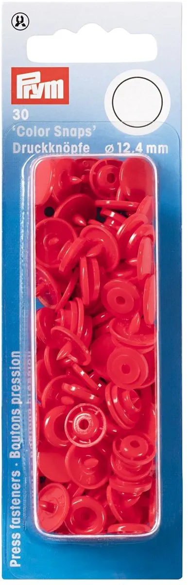 Prym Drukknoop ColorSnaps 12,4mm Lichtroze - 30 Stuks