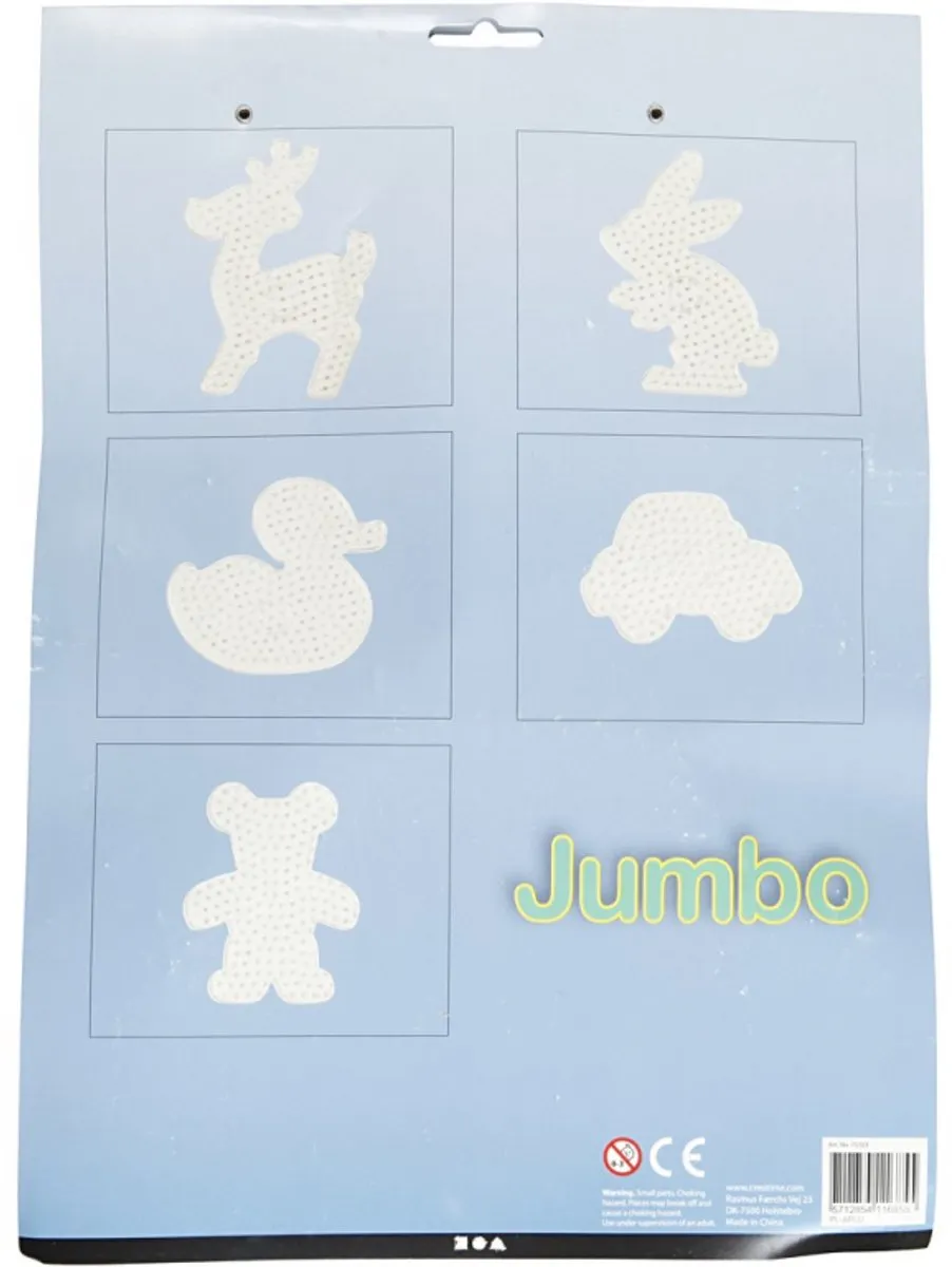 Creativ Company Jumbo Onderplaten Set - 5 Stuks Multicolor