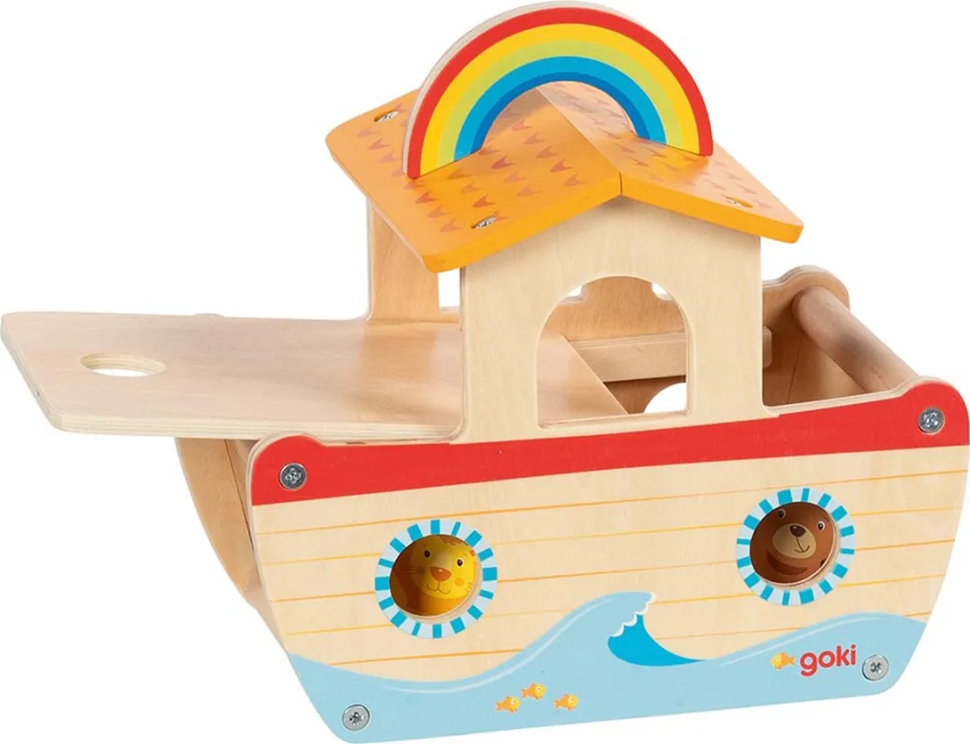 Goki Noah's Ark Poppenhuispoppen - 2 Stuks Multicolor