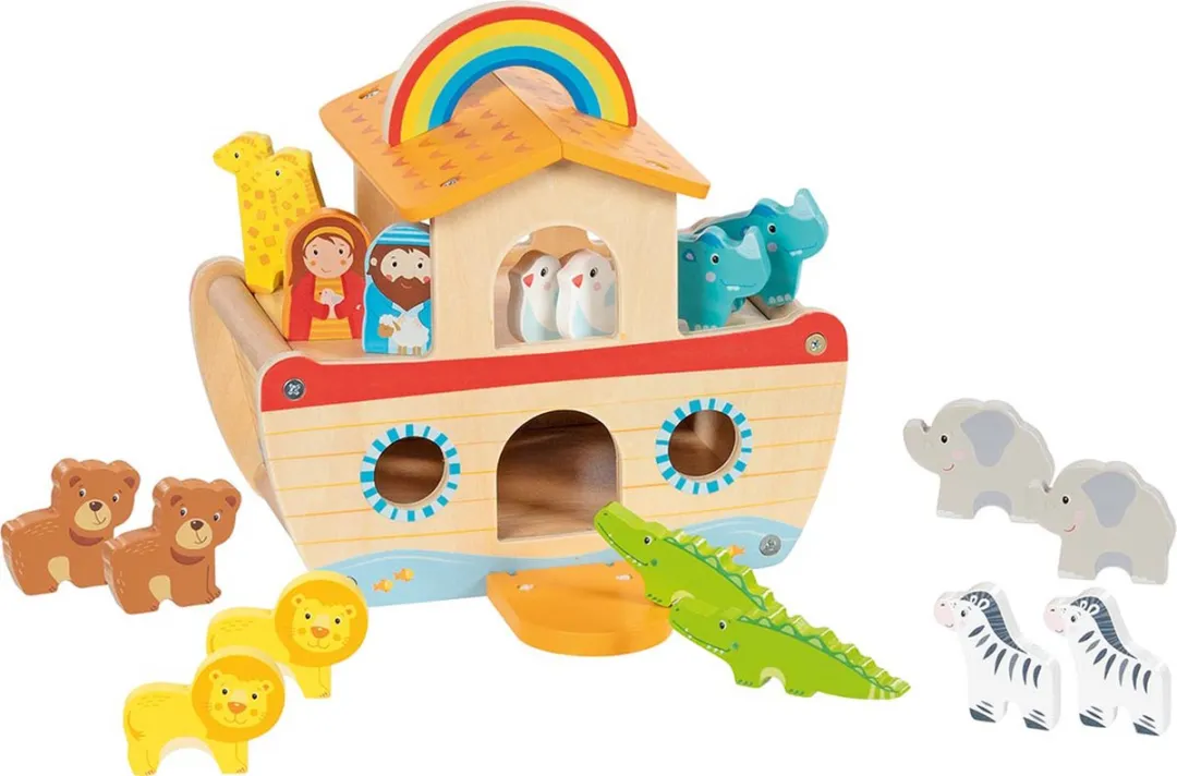 Goki Noah's Ark Poppenhuispoppen - 2 Stuks Multicolor