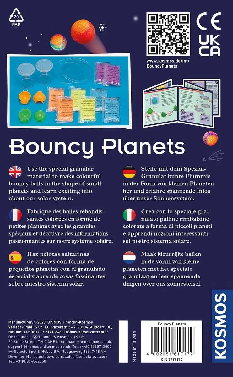 Kosmos Bouncy Planets Experimenteerset 616960 - Planeten maken