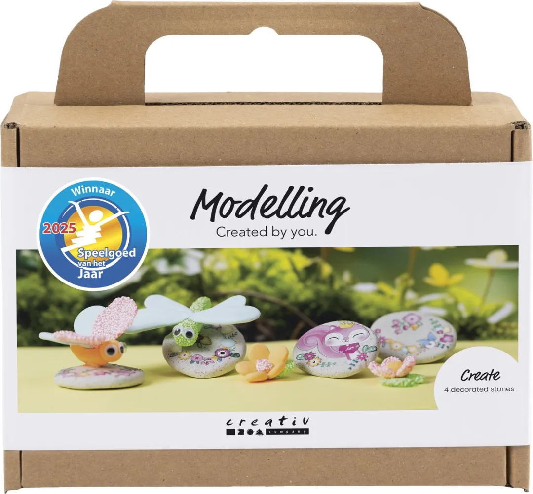 Creativ Company Hobbyset Boetseren Steen met Libelle