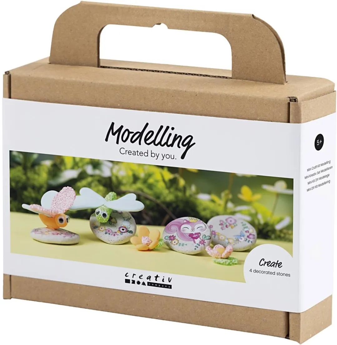 Creativ Company Hobbyset Boetseren Steen met Libelle
