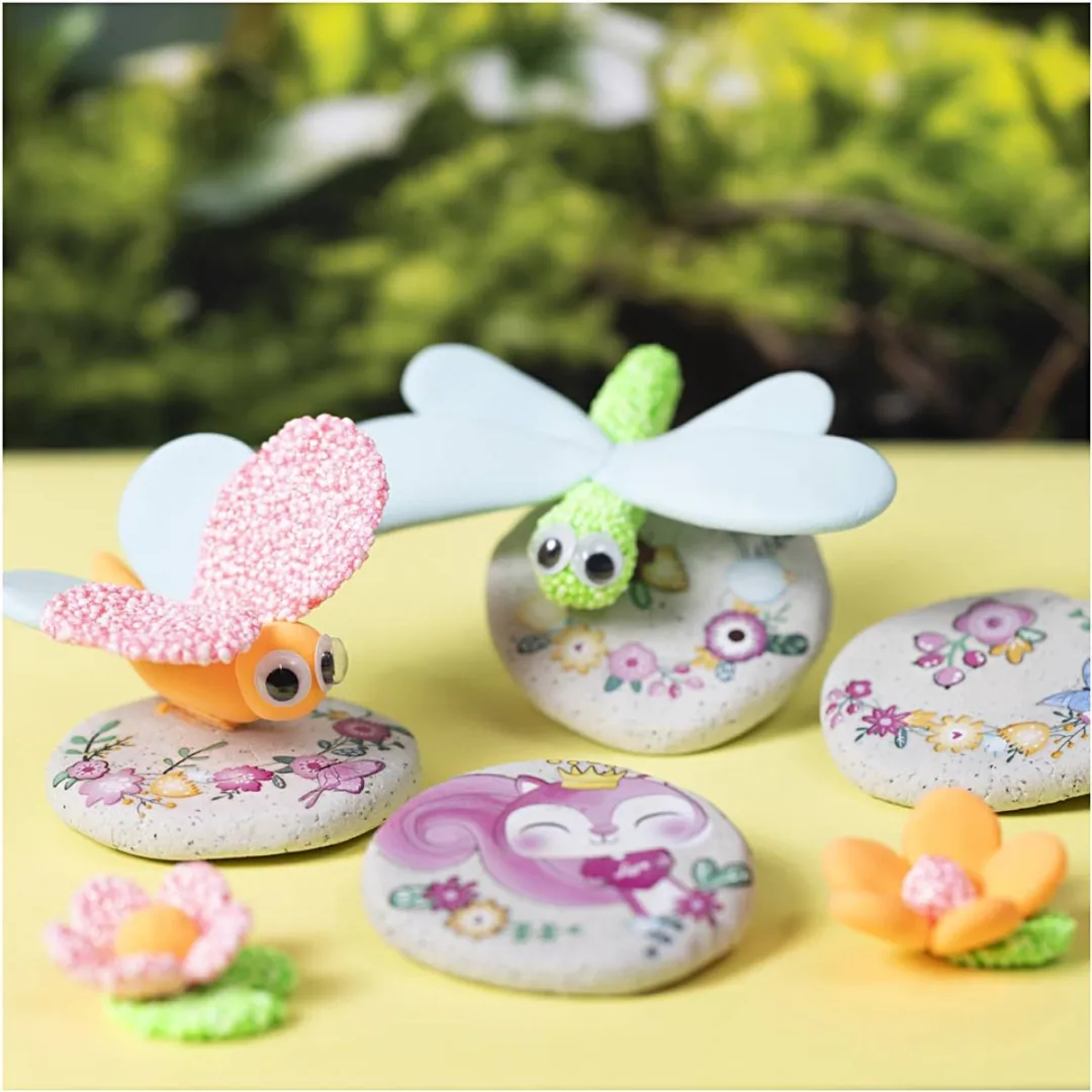 Creativ Company Hobbyset Boetseren Steen met Libelle
