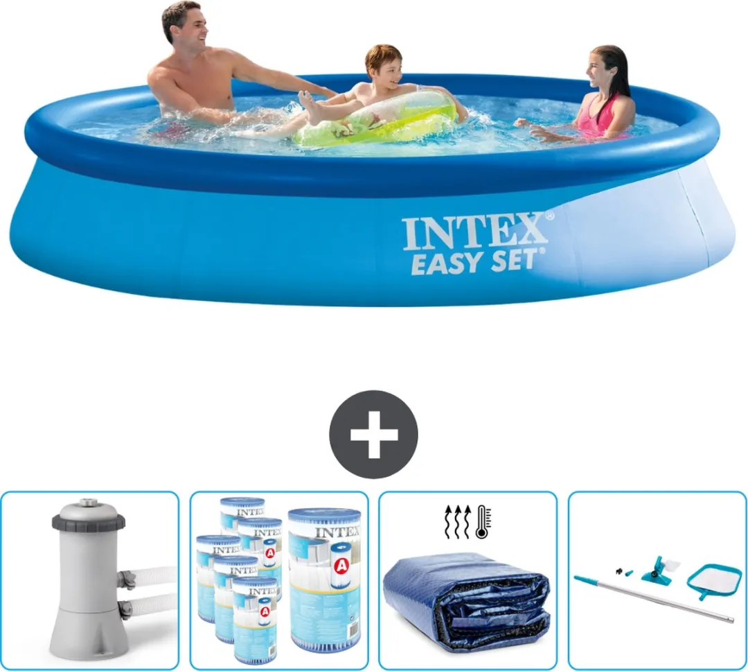 Intex Easy Set Zwembad 366x76cm Blauw
