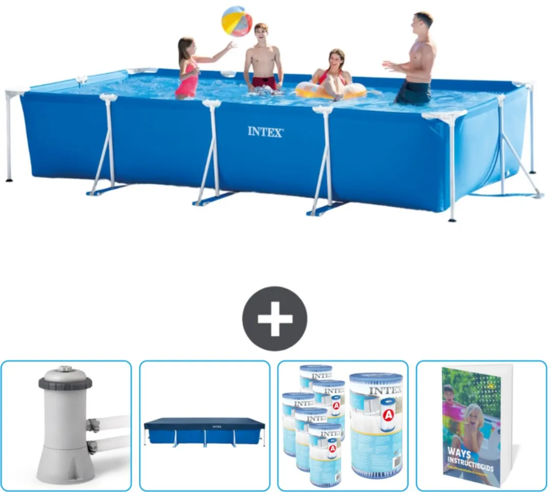 Intex Rechthoekig Frame Zwembad 450x220x84cm