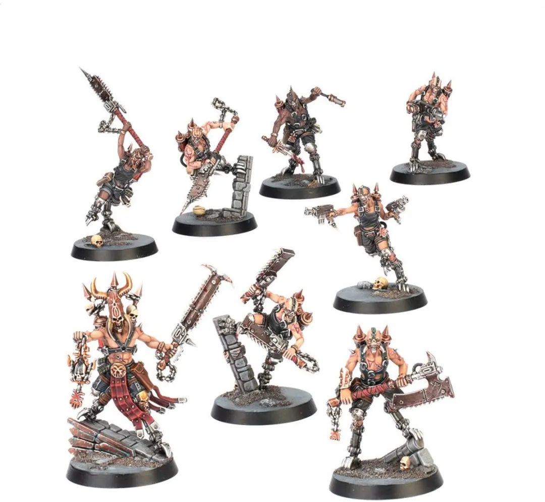 Warhammer 40K Kill Team Goremongers Bloodthirty Khorne Cultists 103-89