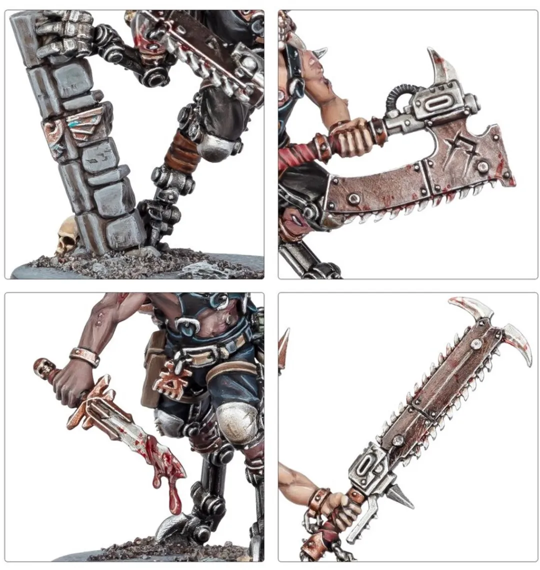 Warhammer 40K Kill Team Goremongers Bloodthirty Khorne Cultists 103-89