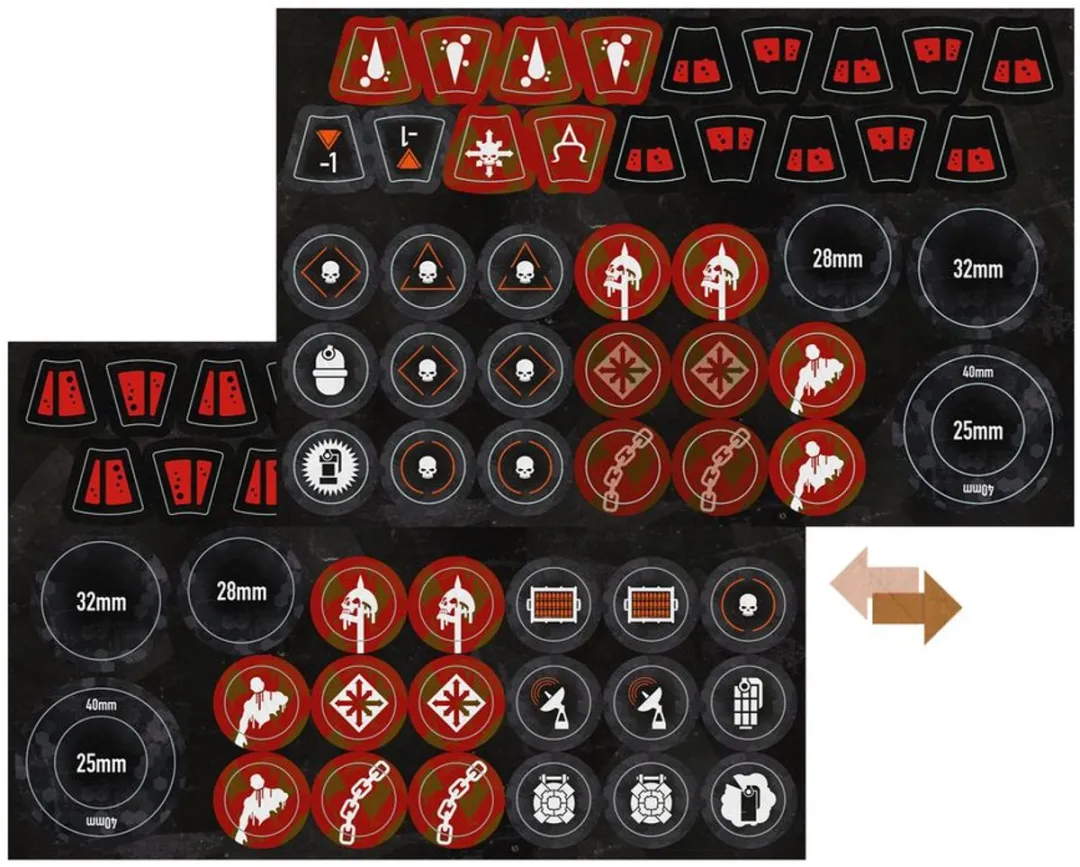Warhammer 40K Kill Team Goremongers Bloodthirty Khorne Cultists 103-89