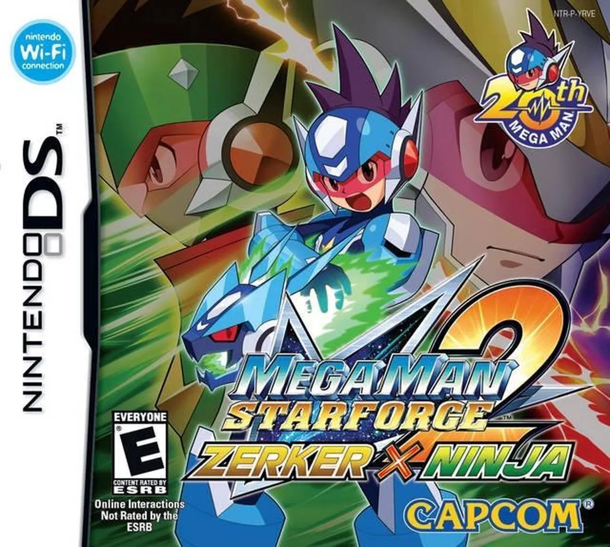 Capcom Mega Man Star Force 2 Zerker X Ninja Nintendo DS