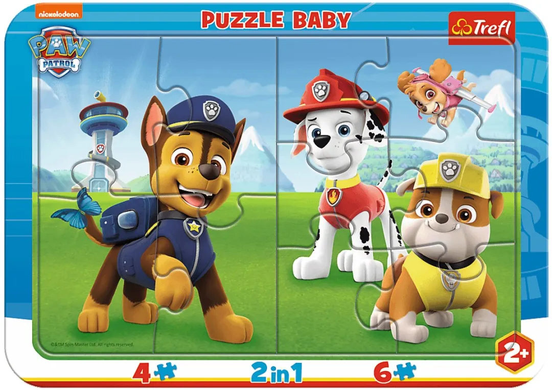 Trefl Paw Patrol Puzzel 15 Stuks - Multi Colour