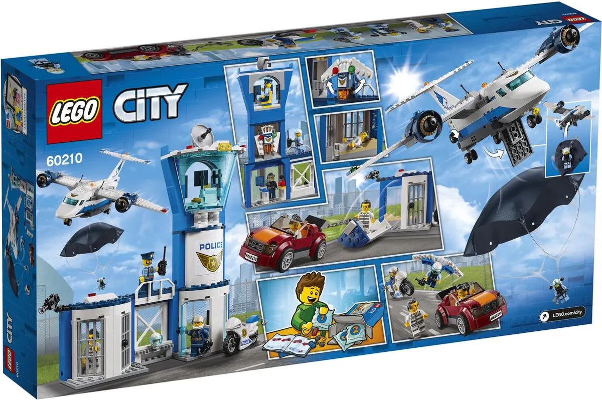 LEGO City Luchtpolitie Luchtmachtbasis 60210