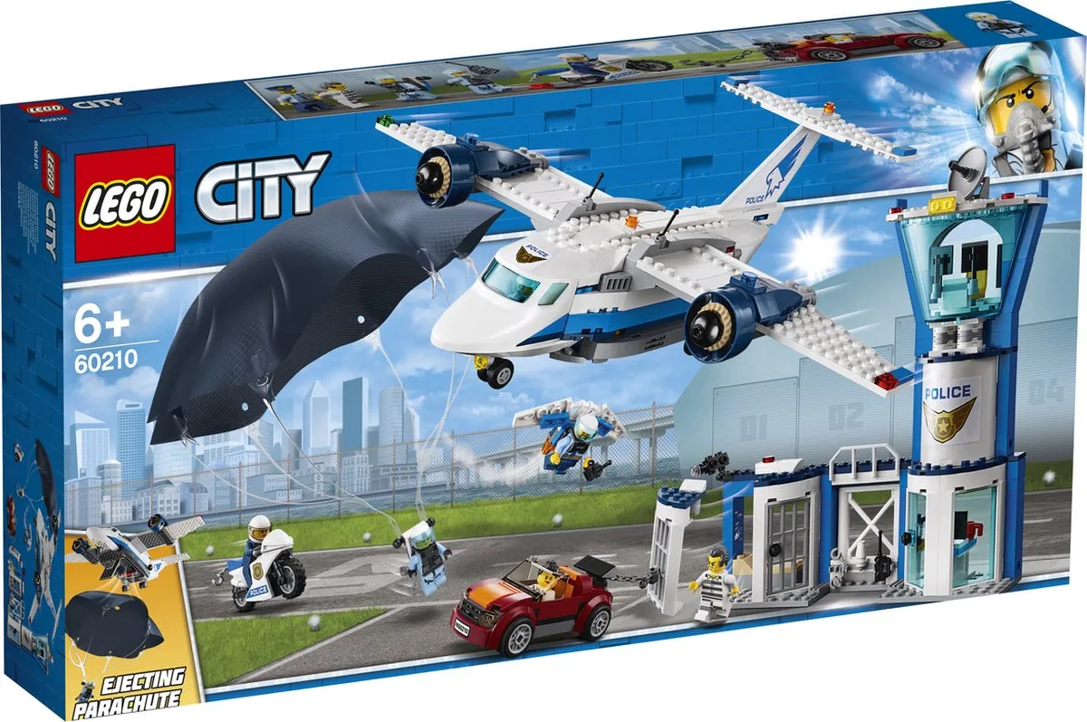 LEGO City Luchtpolitie Luchtmachtbasis 60210