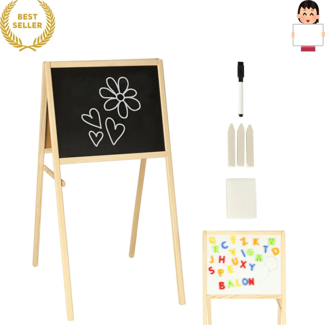 EduPlay Dubbelzijdig Schoolbord Kinderbord