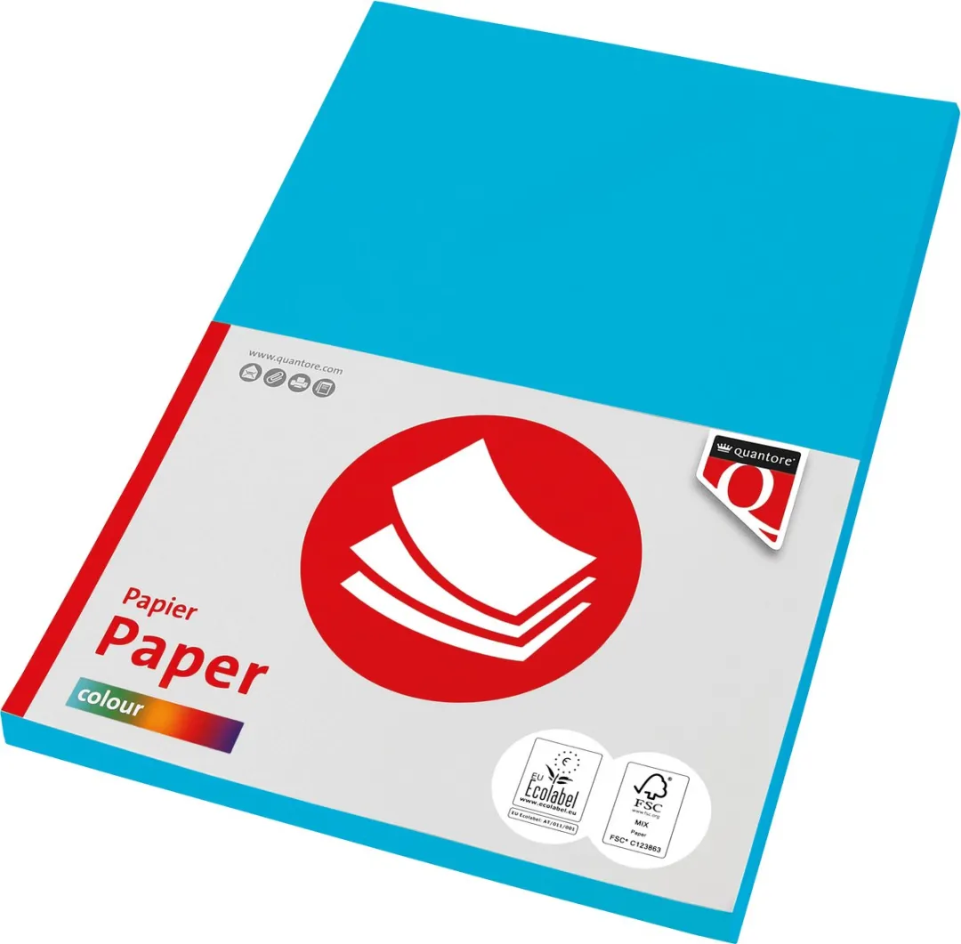 Quantore Kopieerpapier A4 80gr Azuurblauw