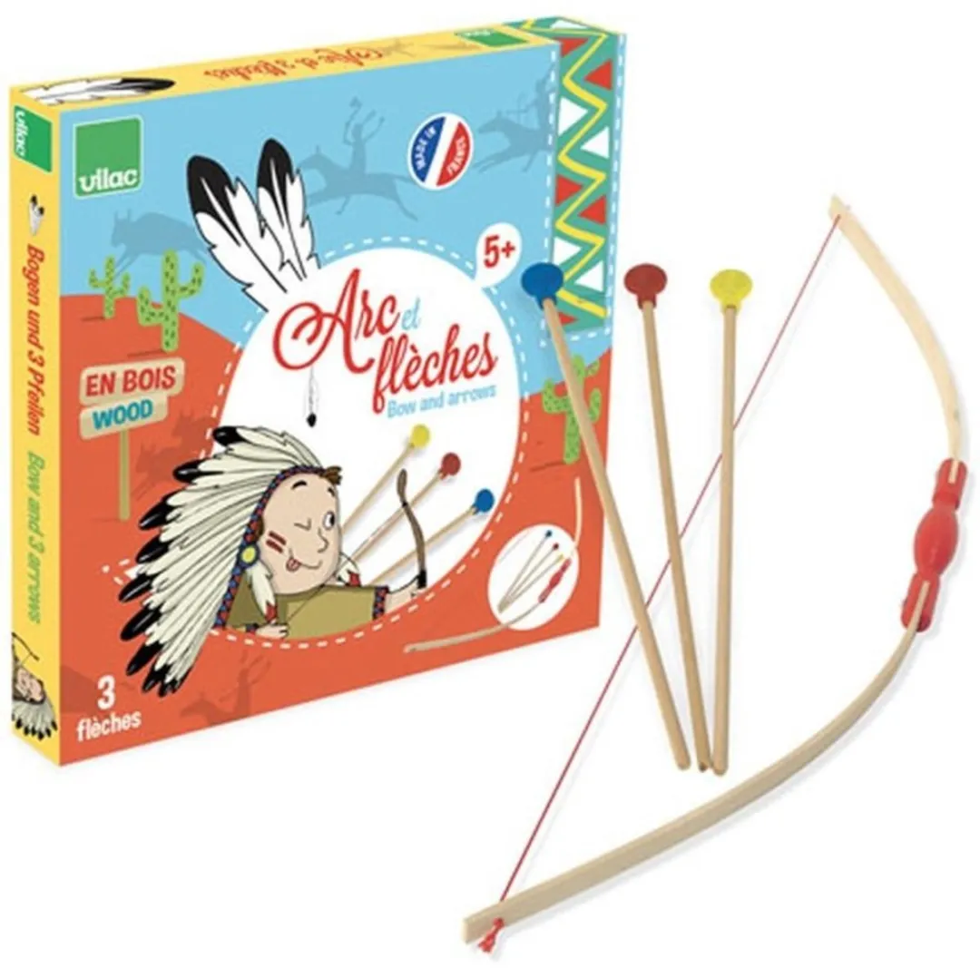 Vilac Houten Boog met 3 Pijlen VI2919 - Multicolor - afbeelding 6 van 6