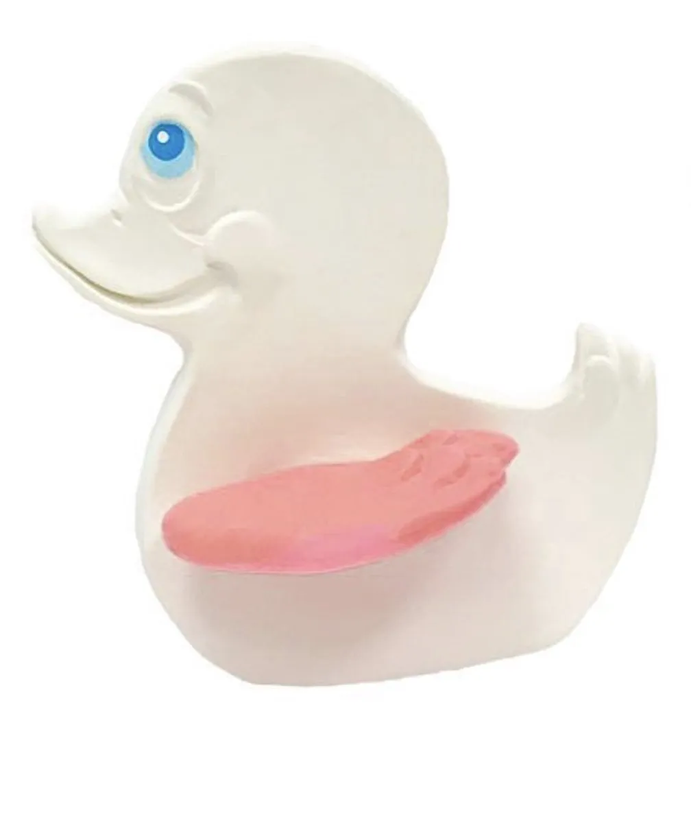 Lanco Bijtspeeltje Eend Roze Vleugels
