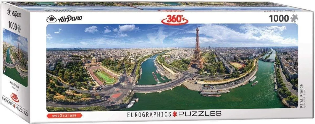 Eurographics Parijs Panorama Puzzel 1000 Stuks