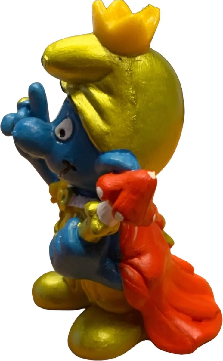 Schleich Keizer Koning Smurf - De Smurfen 6cm