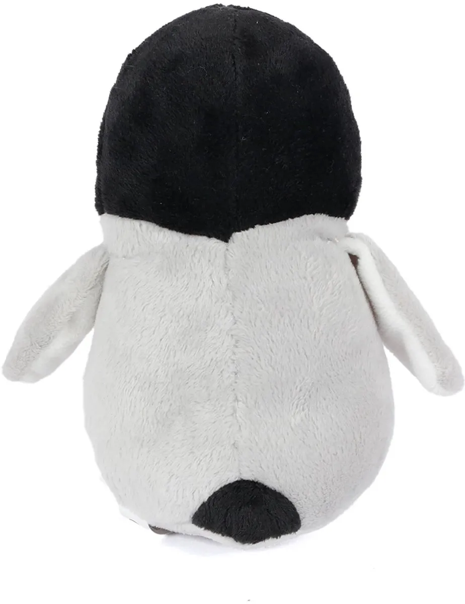 PIA Soft Toys Pluche Pinguïn Baby - 15cm - Zwart/Wit/Grijs/Geel