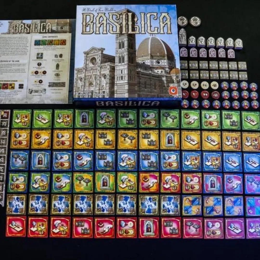 Portal Games Basilica 2.0 - Bordspel voor twee spelers - Tegellegspel