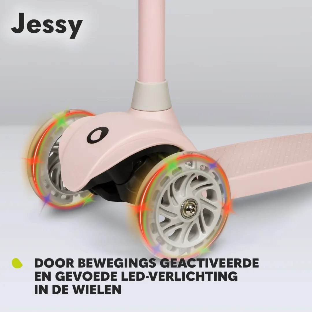 Lionelo Jessy Kinderstep 3 Wielen - Max 50kg - Roze