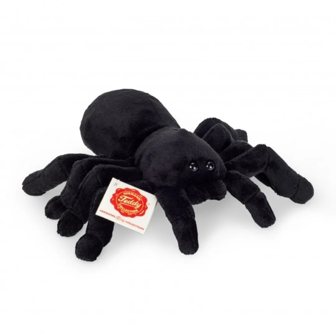 Teddy Hermann Vogelspin Knuffel - Zwart 16cm