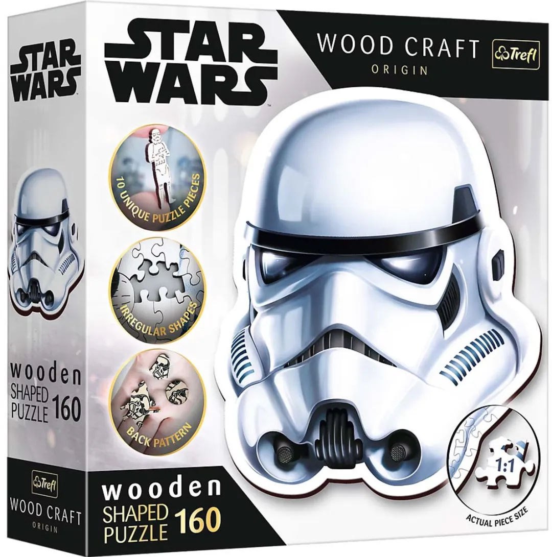 Trefl Star Wars Houten Stormtrooper Helm Puzzel 160 Stuks