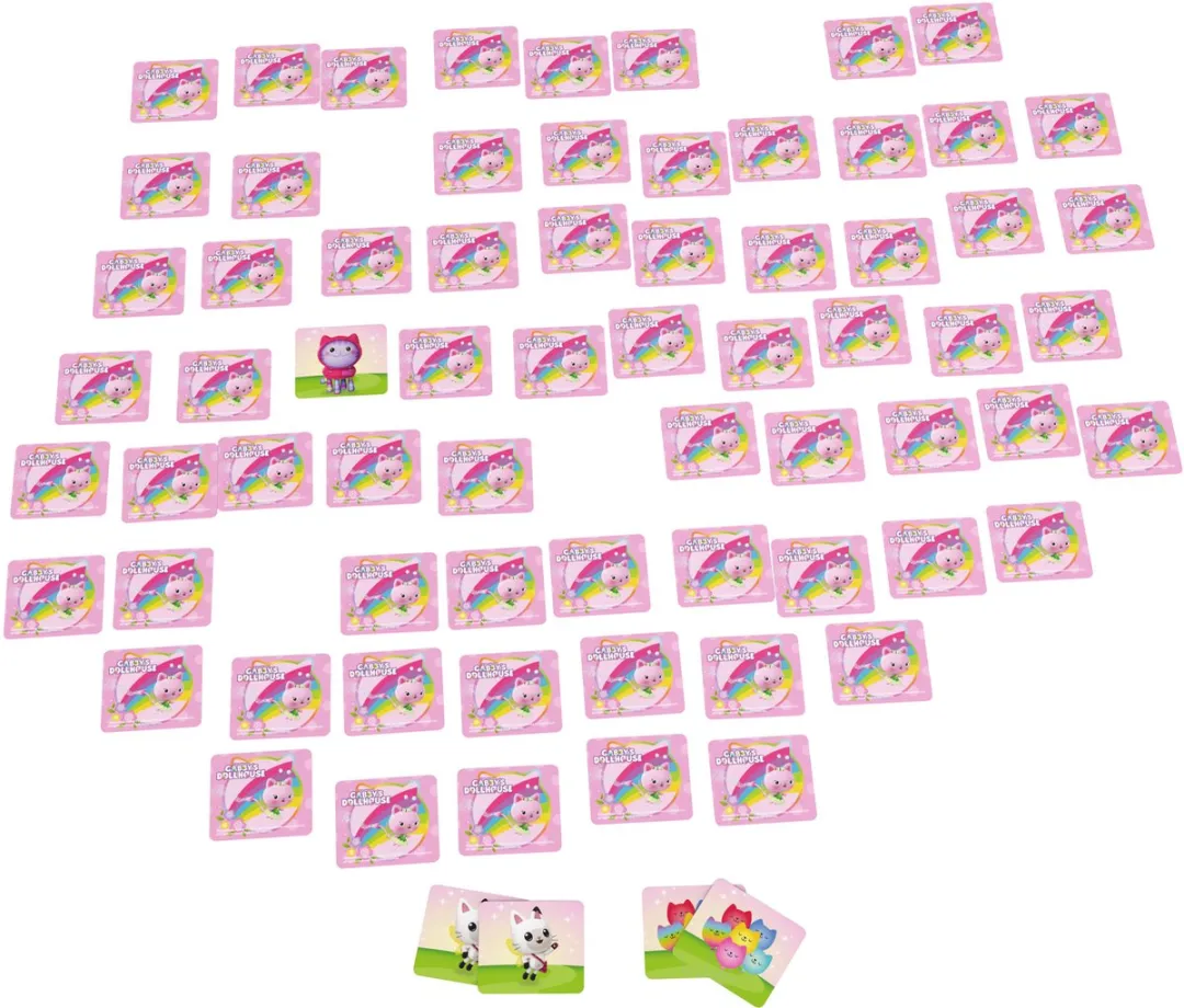 Spin Master Gabby's Dollhouse Memory Spel 6068654 - 4 Spelers