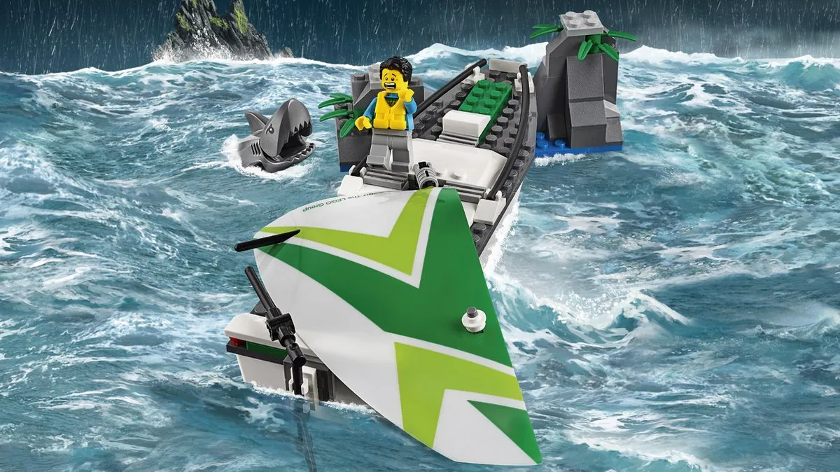 LEGO City Reddingsactie Zeilboot 60168 - 195 Stukken