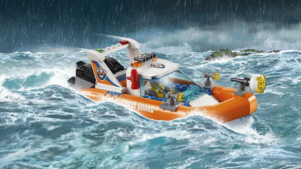 LEGO City Reddingsactie Zeilboot 60168 - 195 Stukken - afbeelding 6 van 6