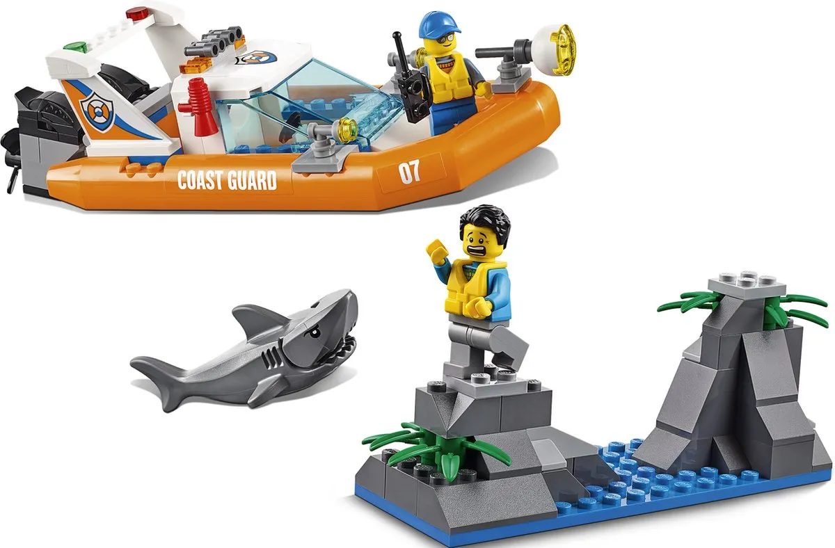 LEGO City Reddingsactie Zeilboot 60168 - 195 Stukken